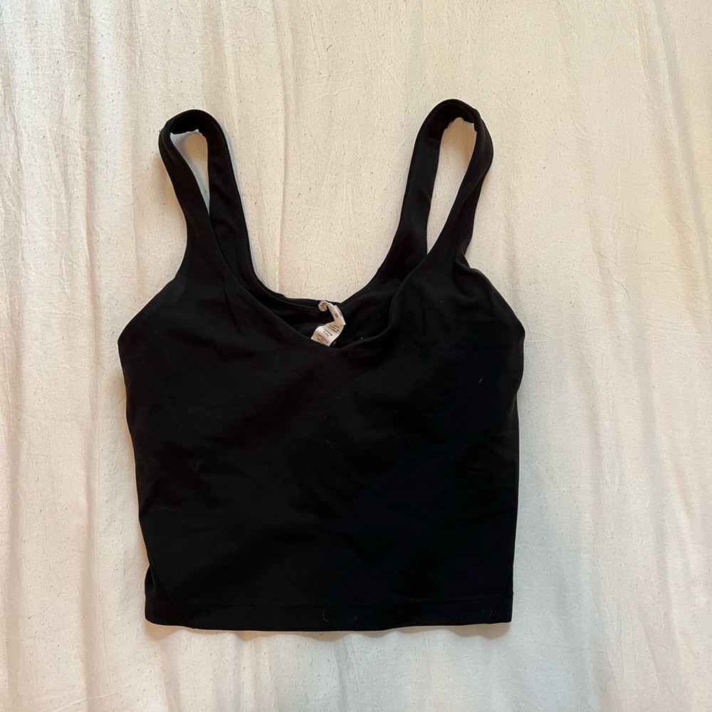 lululemon athletica Black Tank Top